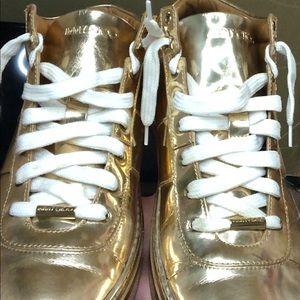 Jimmy Choo Bells Metallic Leather